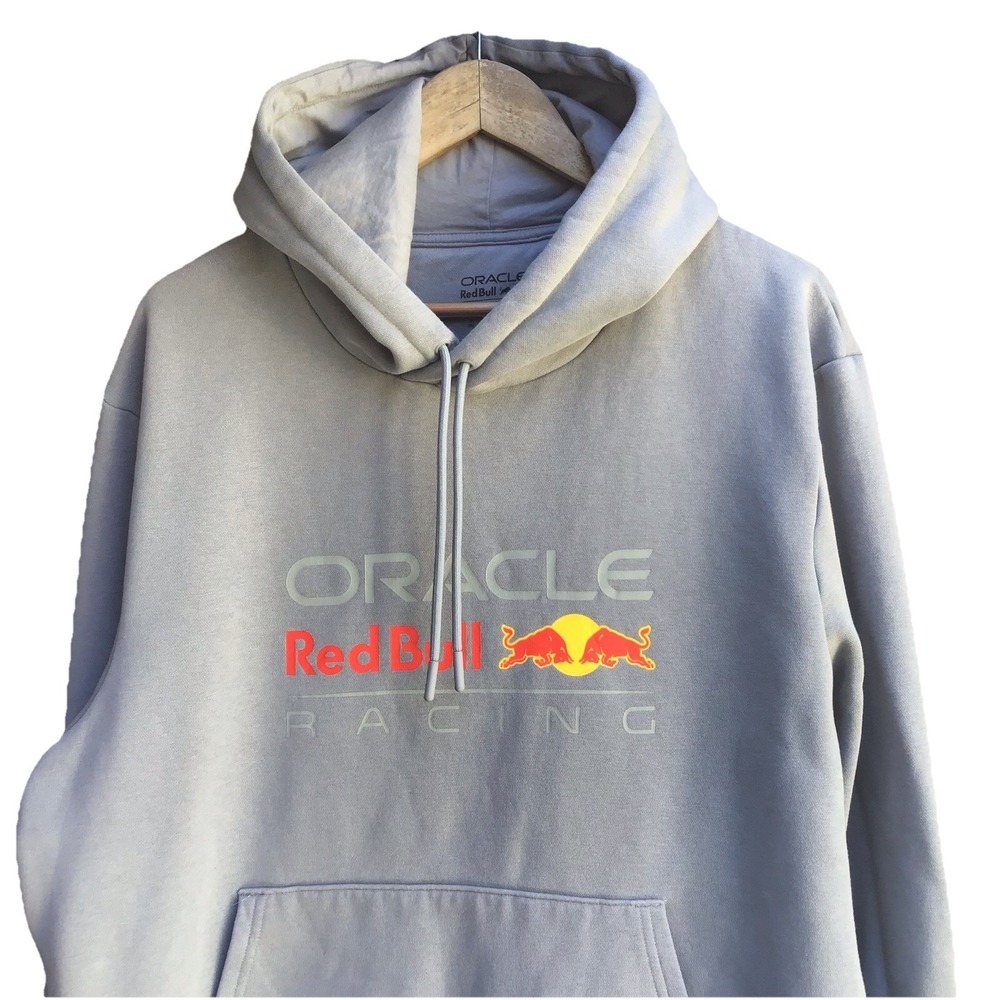 Oracle Red Bull Racing Castore Gray Pullover Hoodie Men's XXL F1 Formula 1